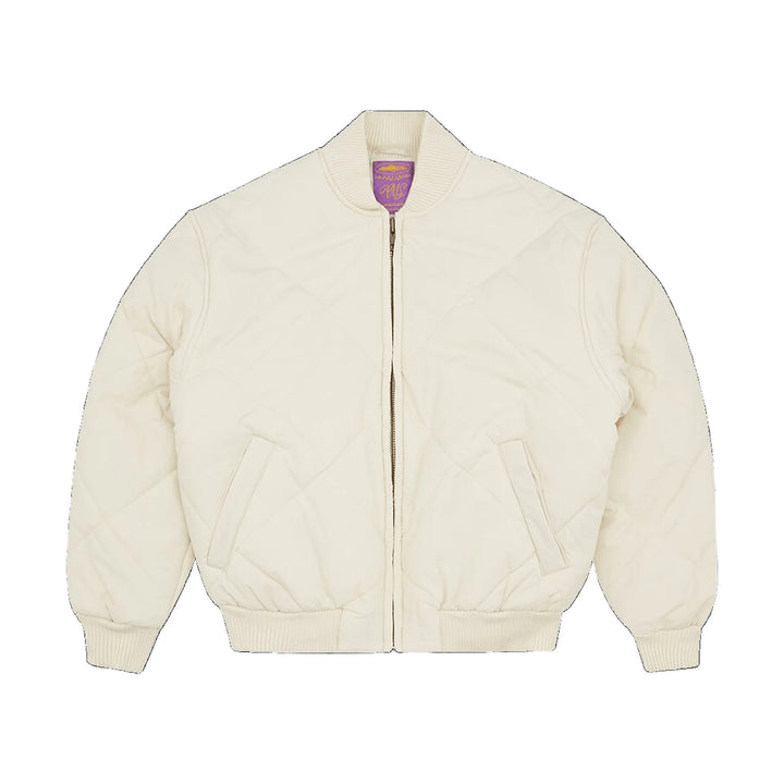 Corteiz Olde English Quilted Bomber Jacket 'Cream'