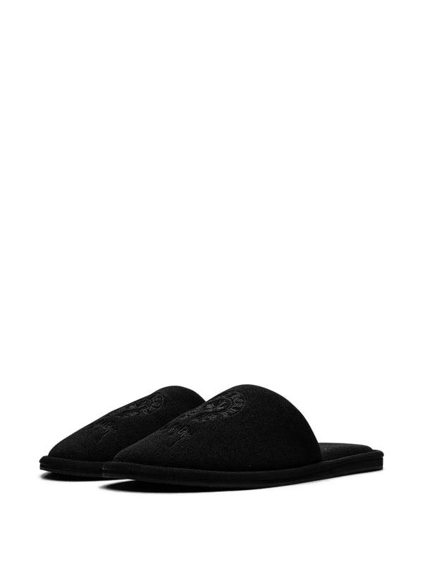 Chrome Hearts New York Hotel Slippers Black