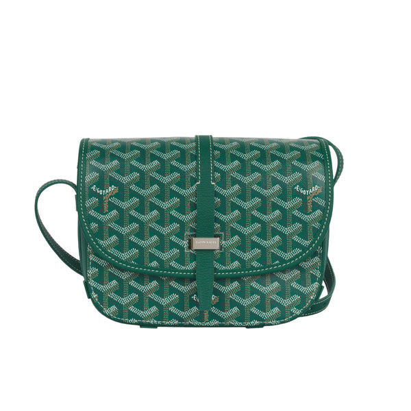 Goyard Belvedere II Messenger Bag Goyardine Green