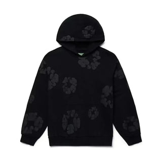 Denim Tears Cotton Wreath Hoodie Black Monochrome