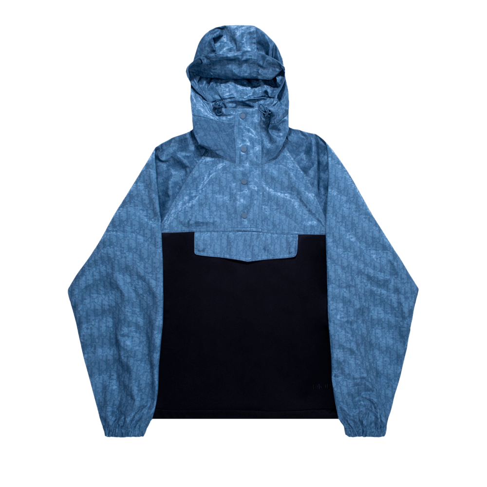 Dior Oblique Print Pullover Anorak Jacket