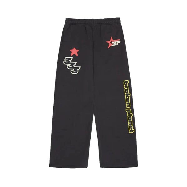 Broken Planet Performance Wide Pant Black