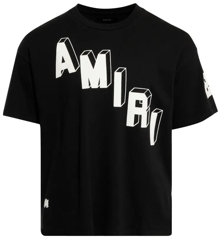 AMIRI Men's Flocked Hockey Skater T-Shirt