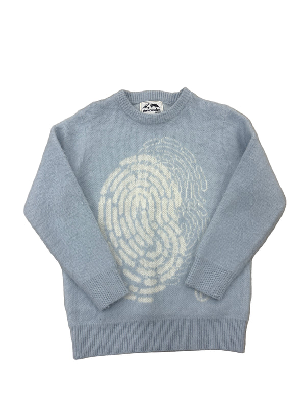 Pierre Bassene World Mohair Sweater Sky Blue