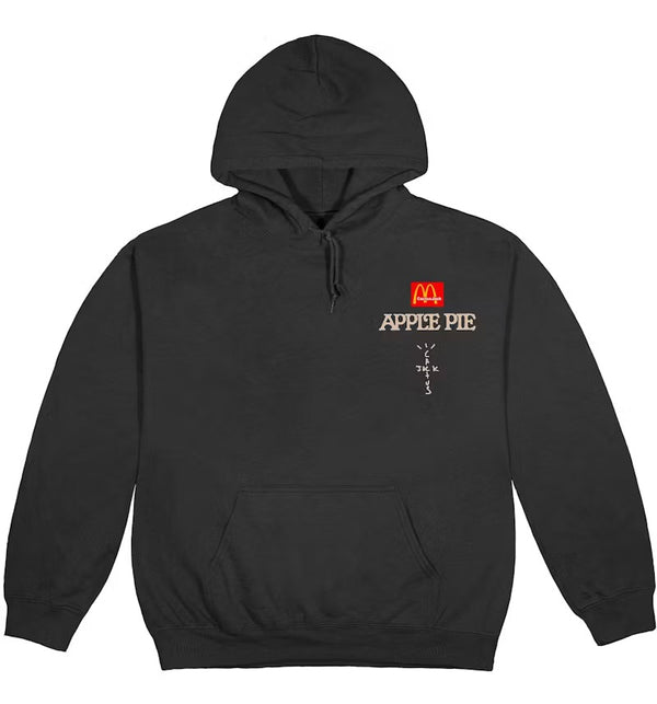 Travis Scott x McDonald's Apple Pie Hoodie Washed Black