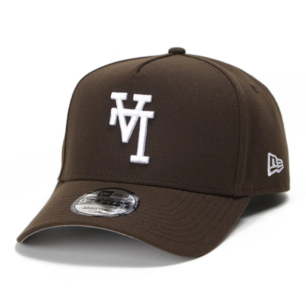 New Era 9Forty A-Frame Upside Down LA Dodgers Brown/White