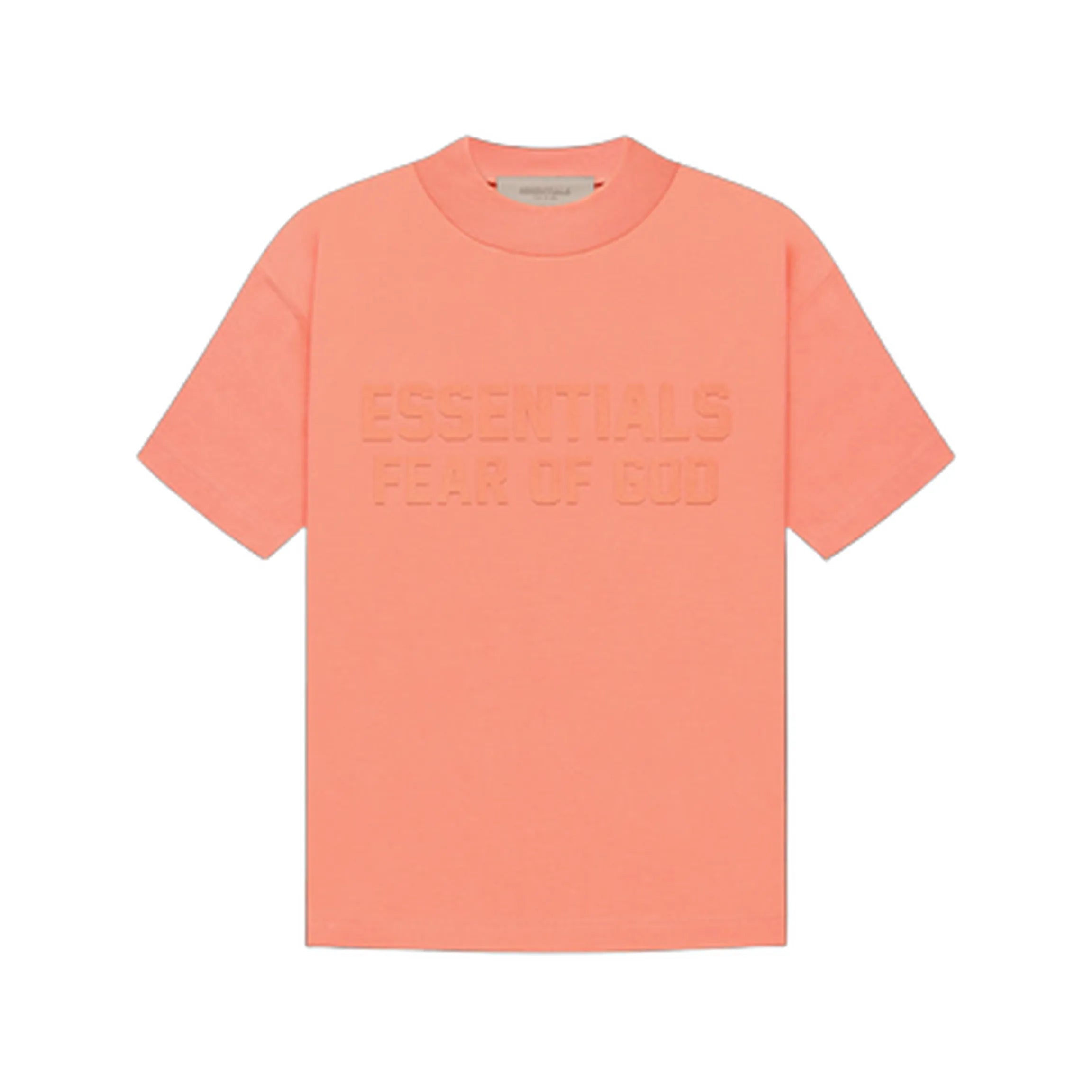 Fear Of God Essentials Kids T-Shirt Coral
