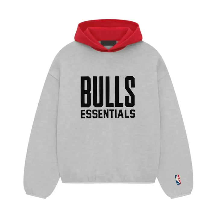 Fear of God Essentials Bulls Hoodie Light Heather Grey
