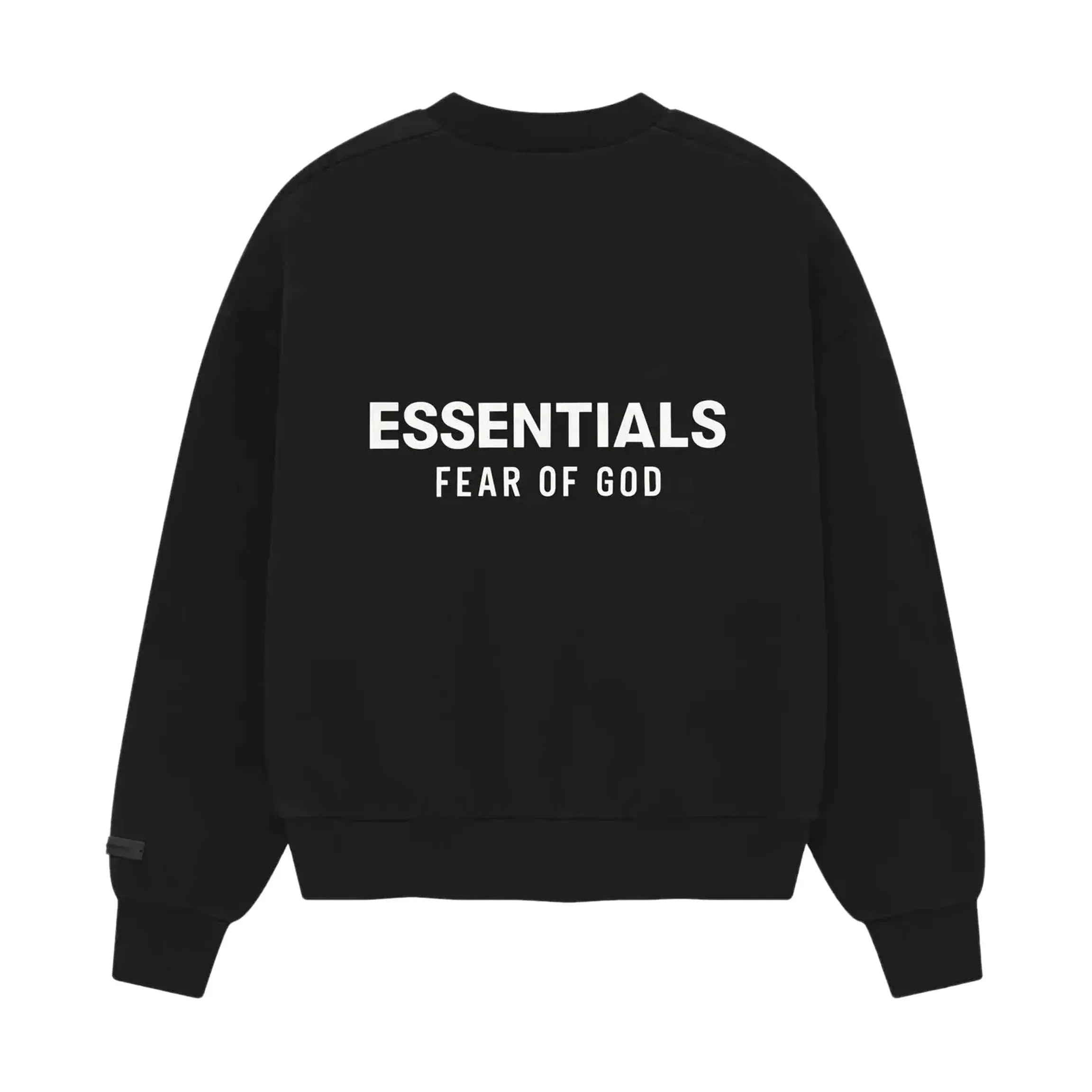 Fear of God Essentials Fleece Crewneck Black