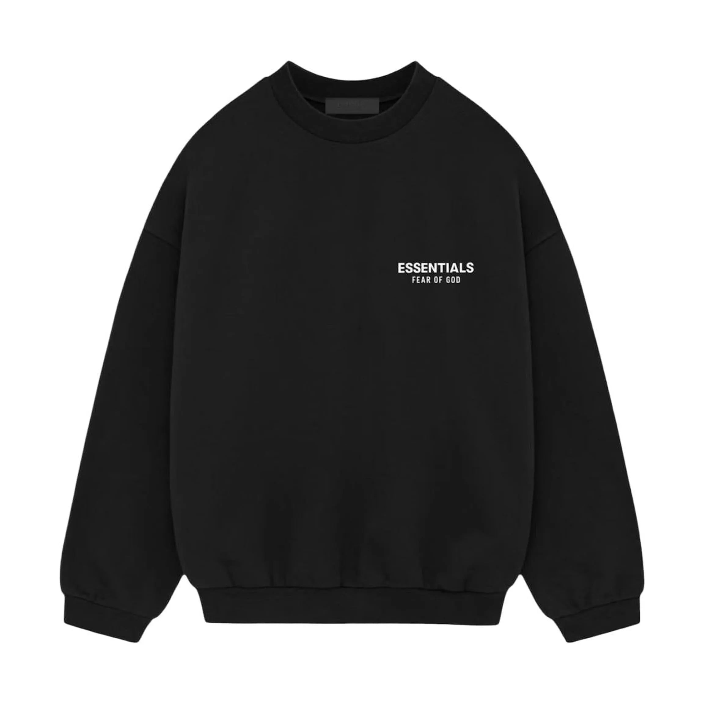 Fear of God Essentials Fleece Crewneck Black