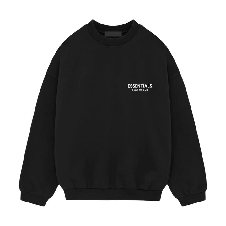 Fear of God Essentials Fleece Crewneck Black