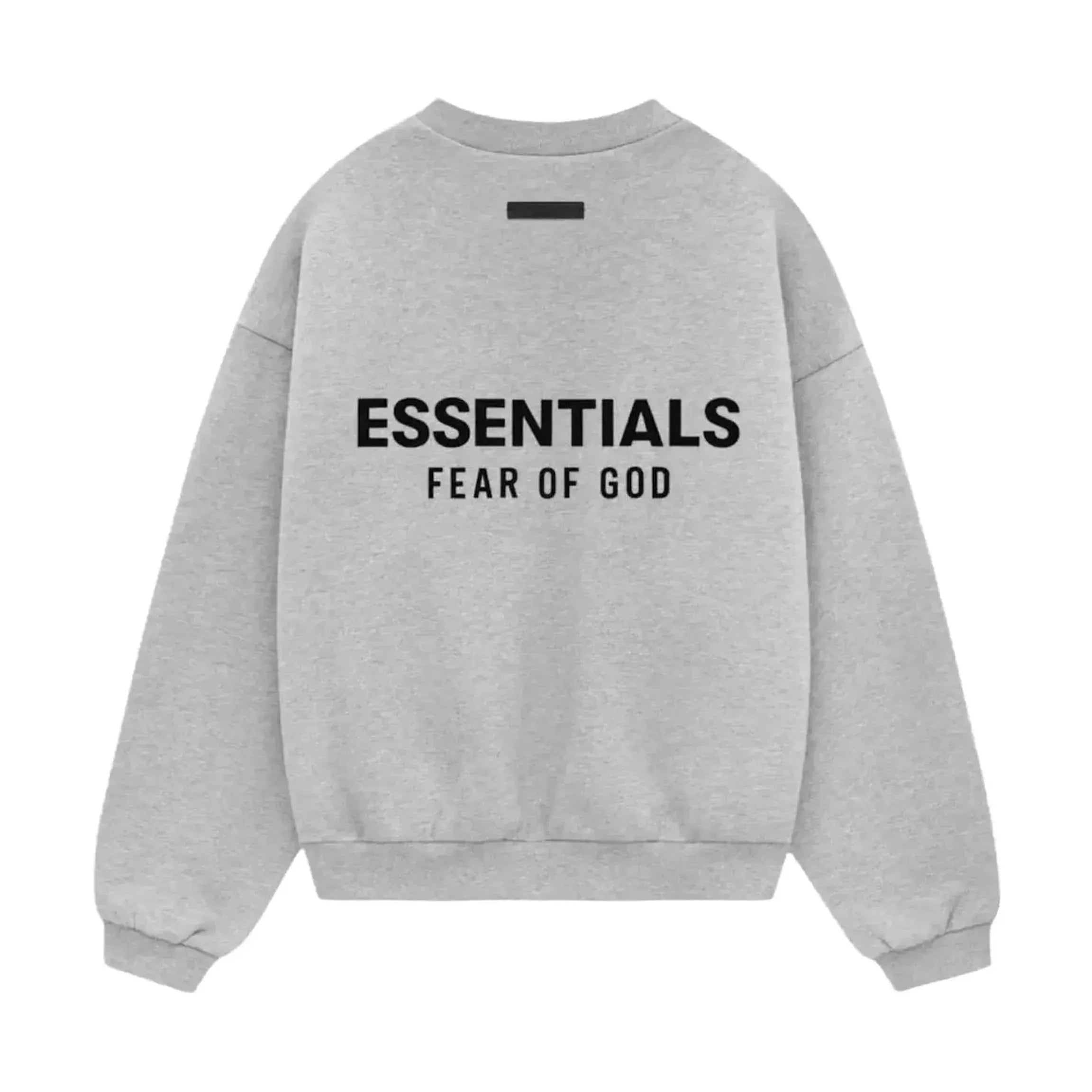 Fear of God Essentials Fleece Crewneck Light Heather Gray