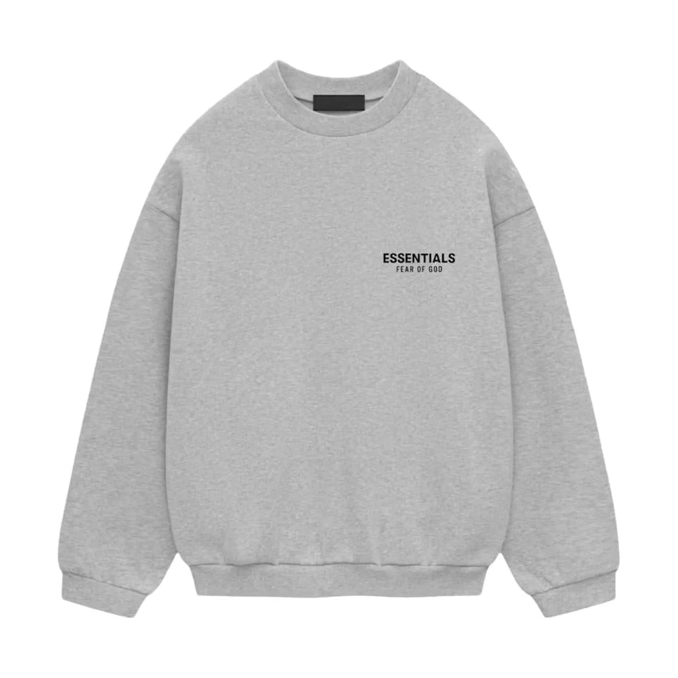 Fear of God Essentials Fleece Crewneck Light Heather Gray