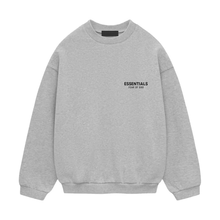 Fear of God Essentials Fleece Crewneck Light Heather Gray