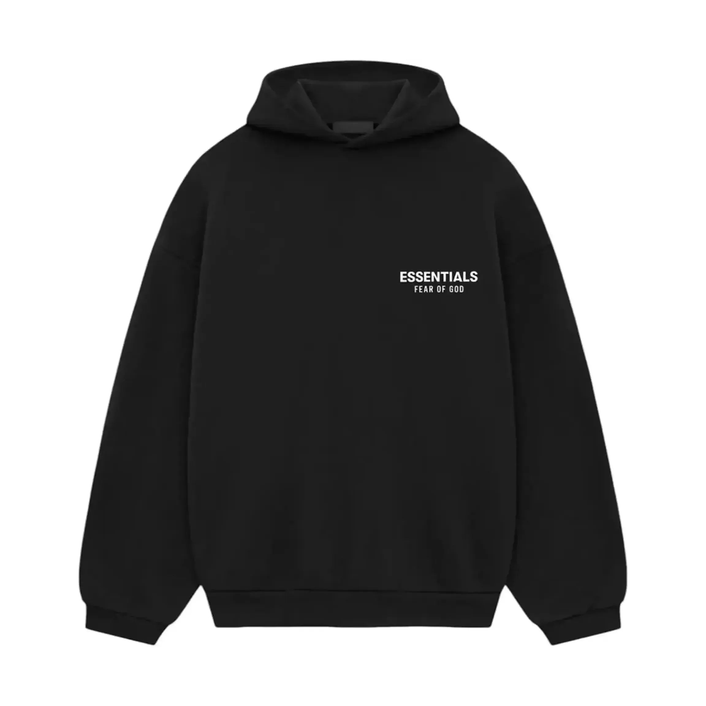 Fear of God Essentials Fleece Hoodie (FW24) Black