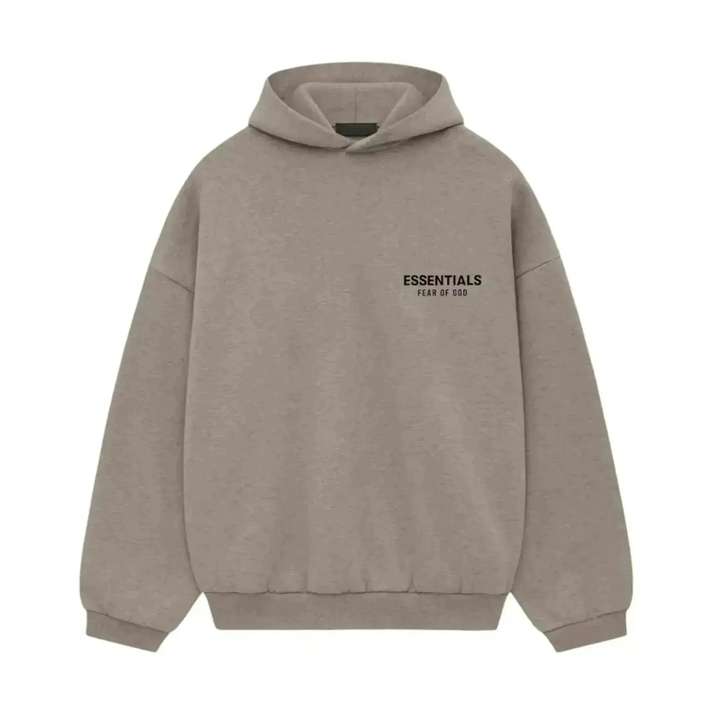 Fear of God Essentials Fleece Hoodie (FW24) Heather Gray