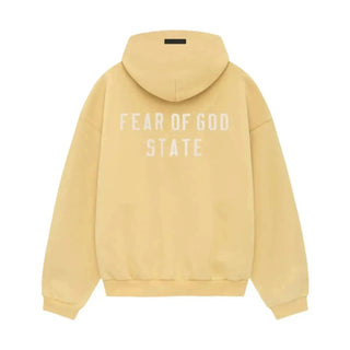 Fear of God Essentials Heavy Fleece Fullzip Hoodie Amber