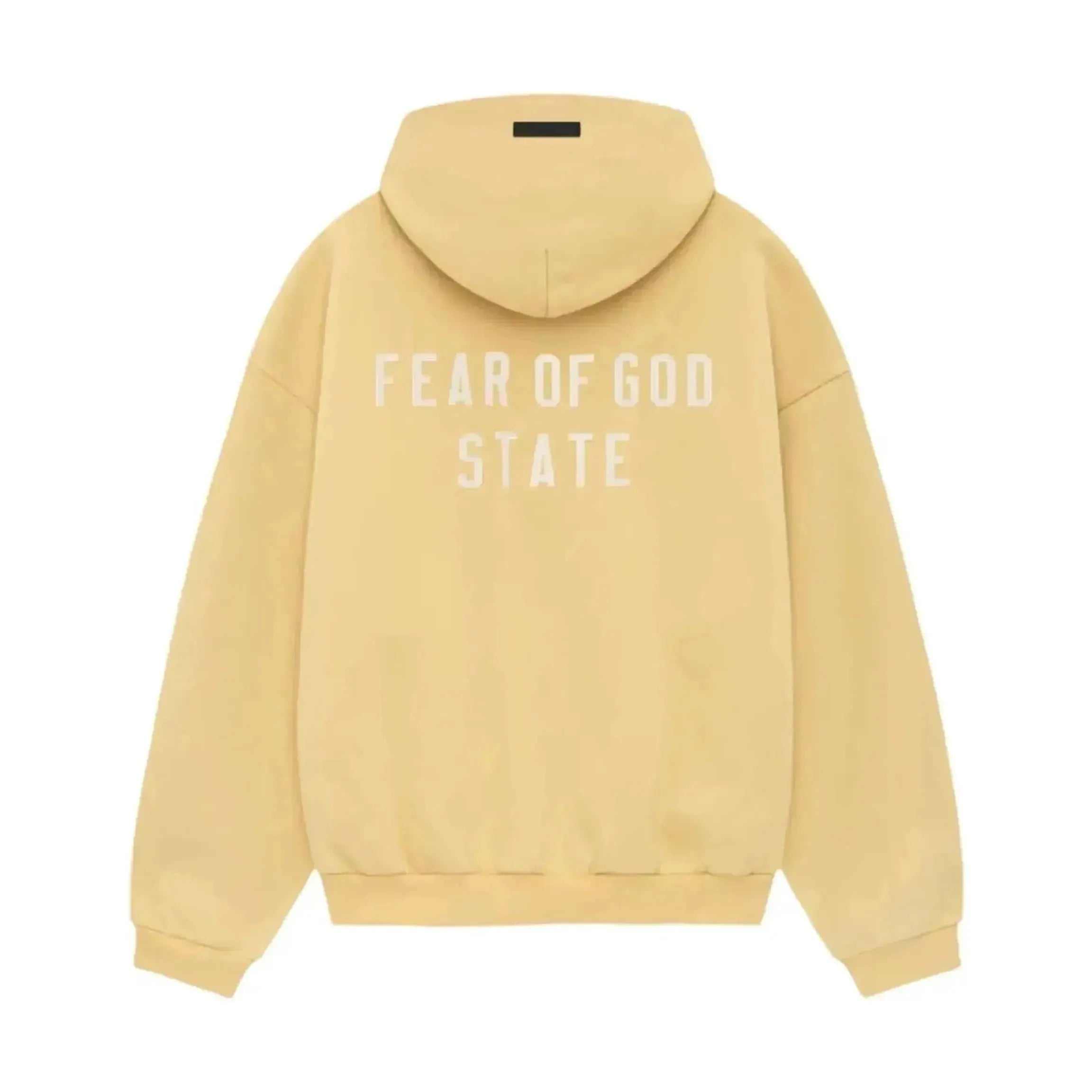 Fear of God Essentials Heavy Fleece Fullzip Hoodie Amber