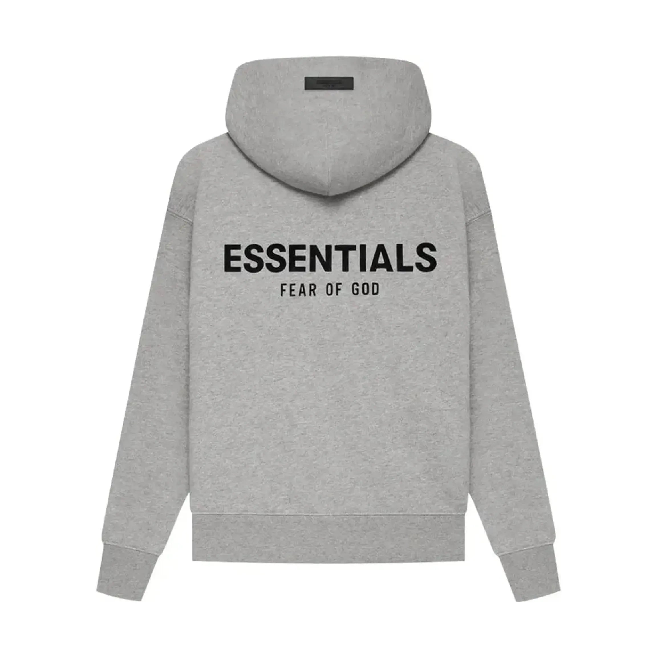 Fear of God Essentials Kids Pullover Hoodie Dark Oatmeal