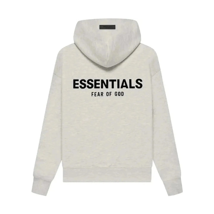 Fear of God Essentials Kids Pullover Hoodie Light Oatmeal