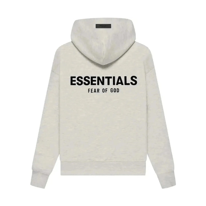 Fear of God Essentials Kids Pullover Hoodie Light Oatmeal