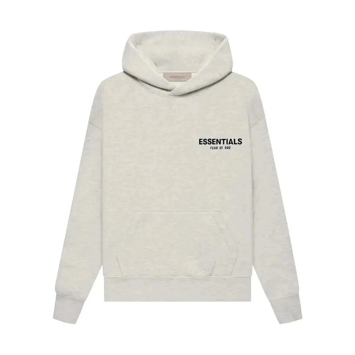 Fear of God Essentials Kids Pullover Hoodie Light Oatmeal