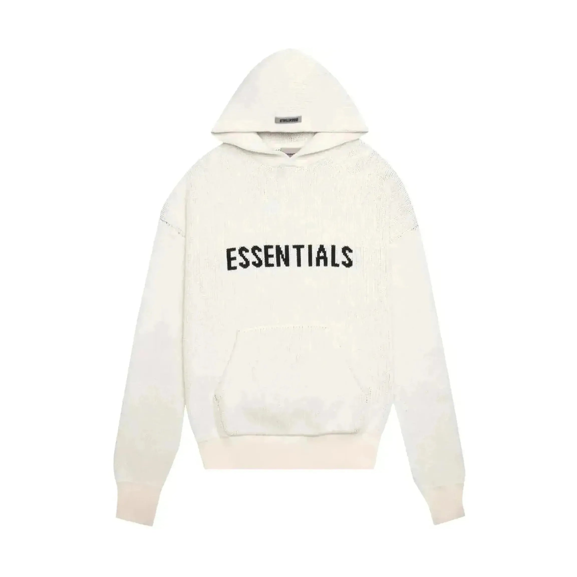 Fear of God Essentials Knit Hoodie Cream