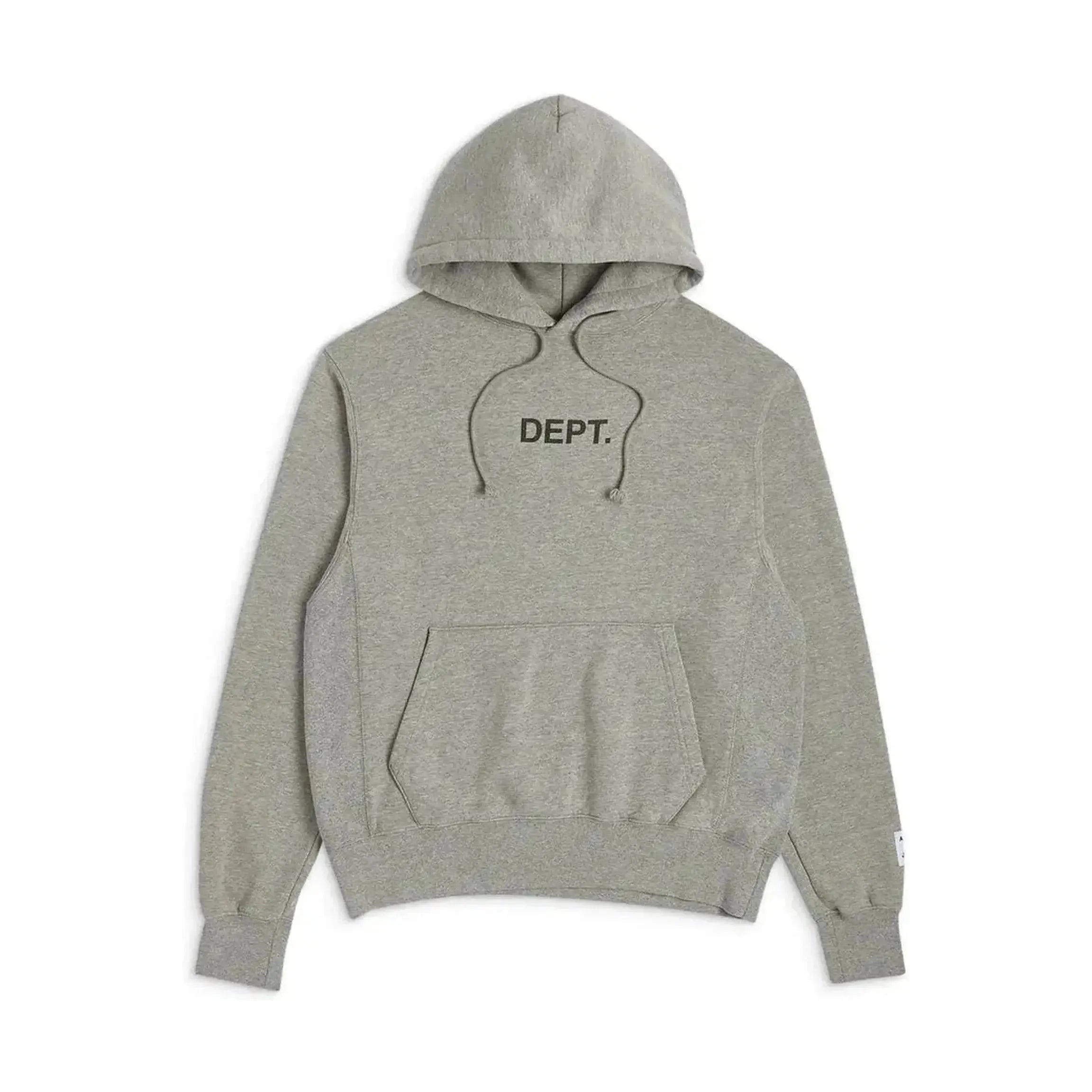 Gallery Dept Grey & Black DEPT Logo Hoodie