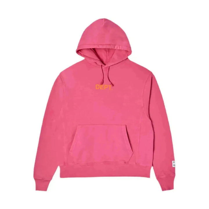 Gallery Dept Logo Hoodie Flo Pink