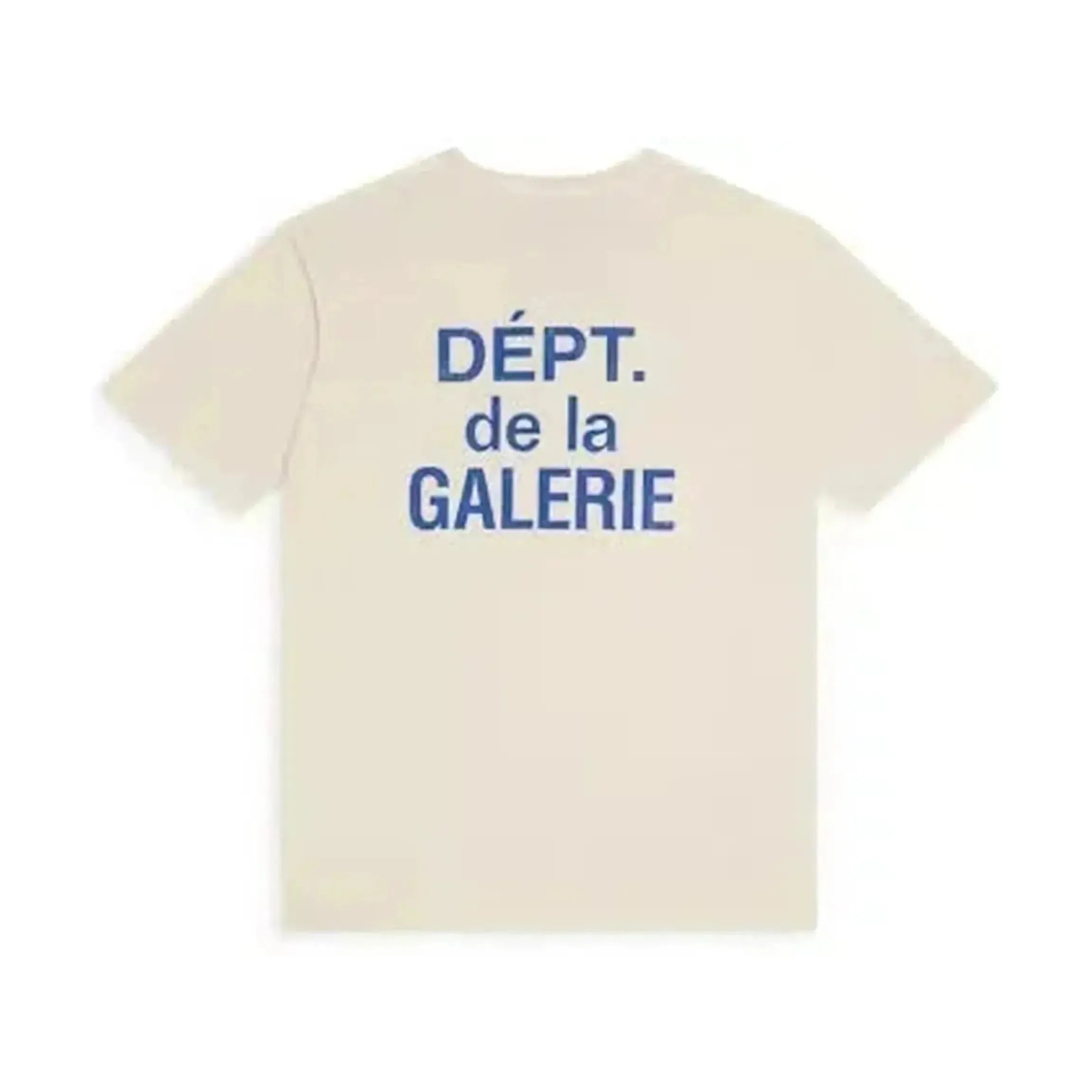 Gallery Dept. French T-Shirt Cream Blue