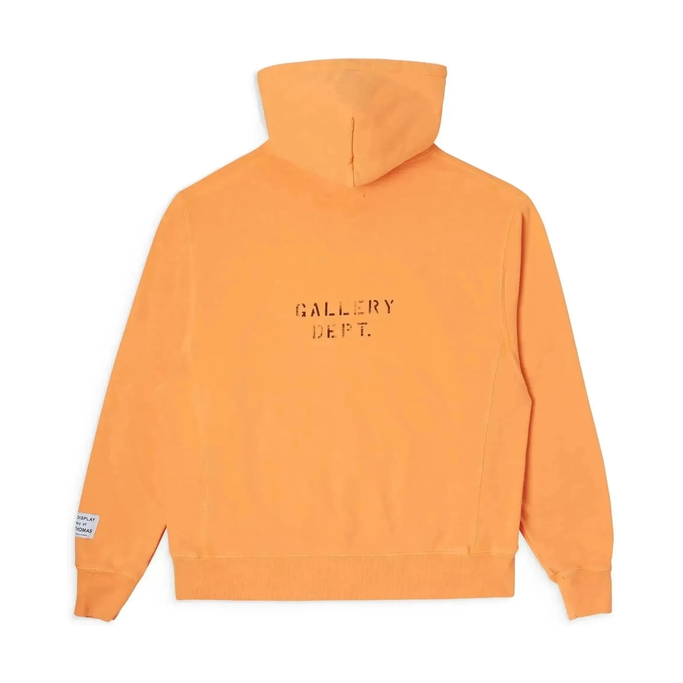 Gallery Dept. Logo Hoodie Bright Orange