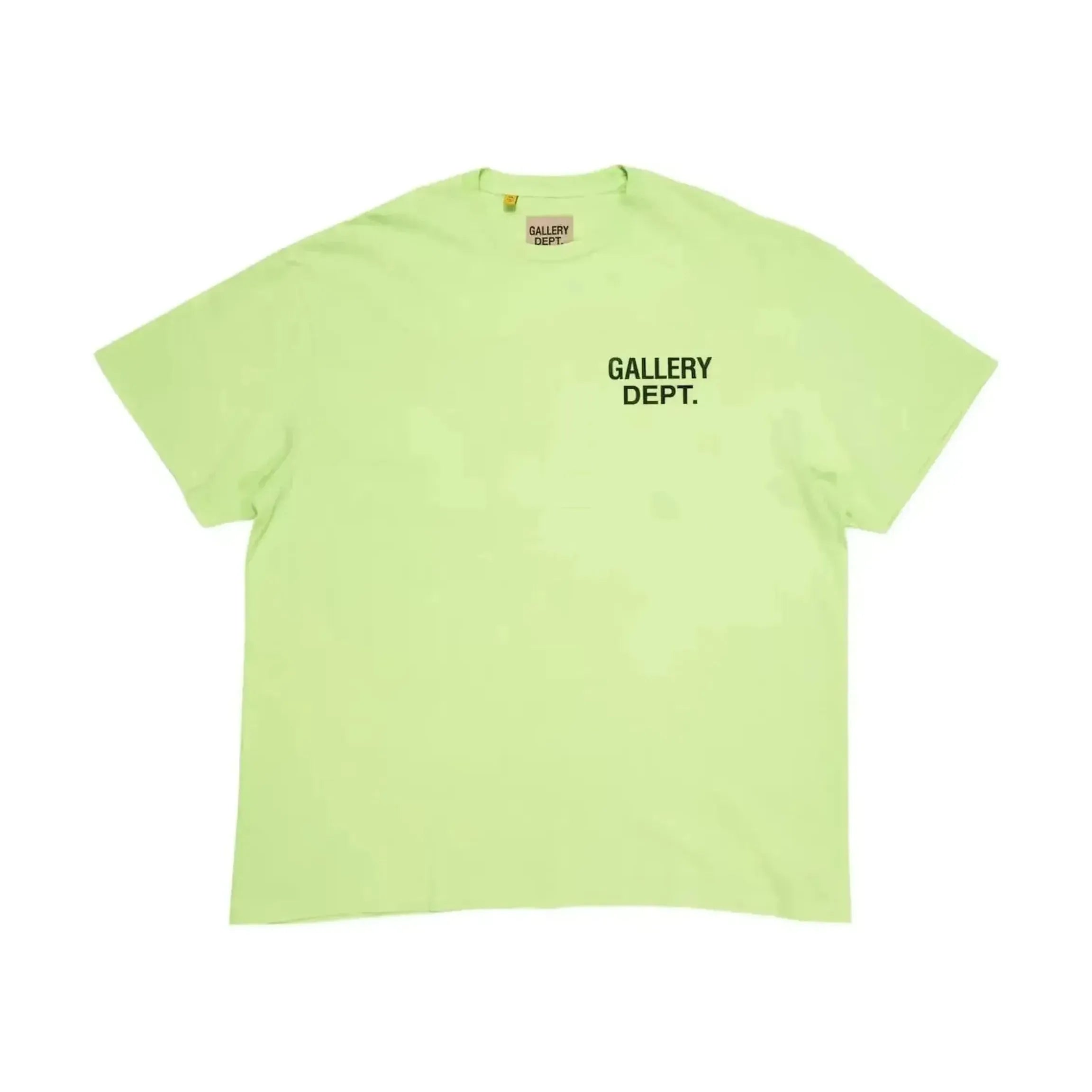 Gallery Dept. T-Shirt souvenir Lime Green