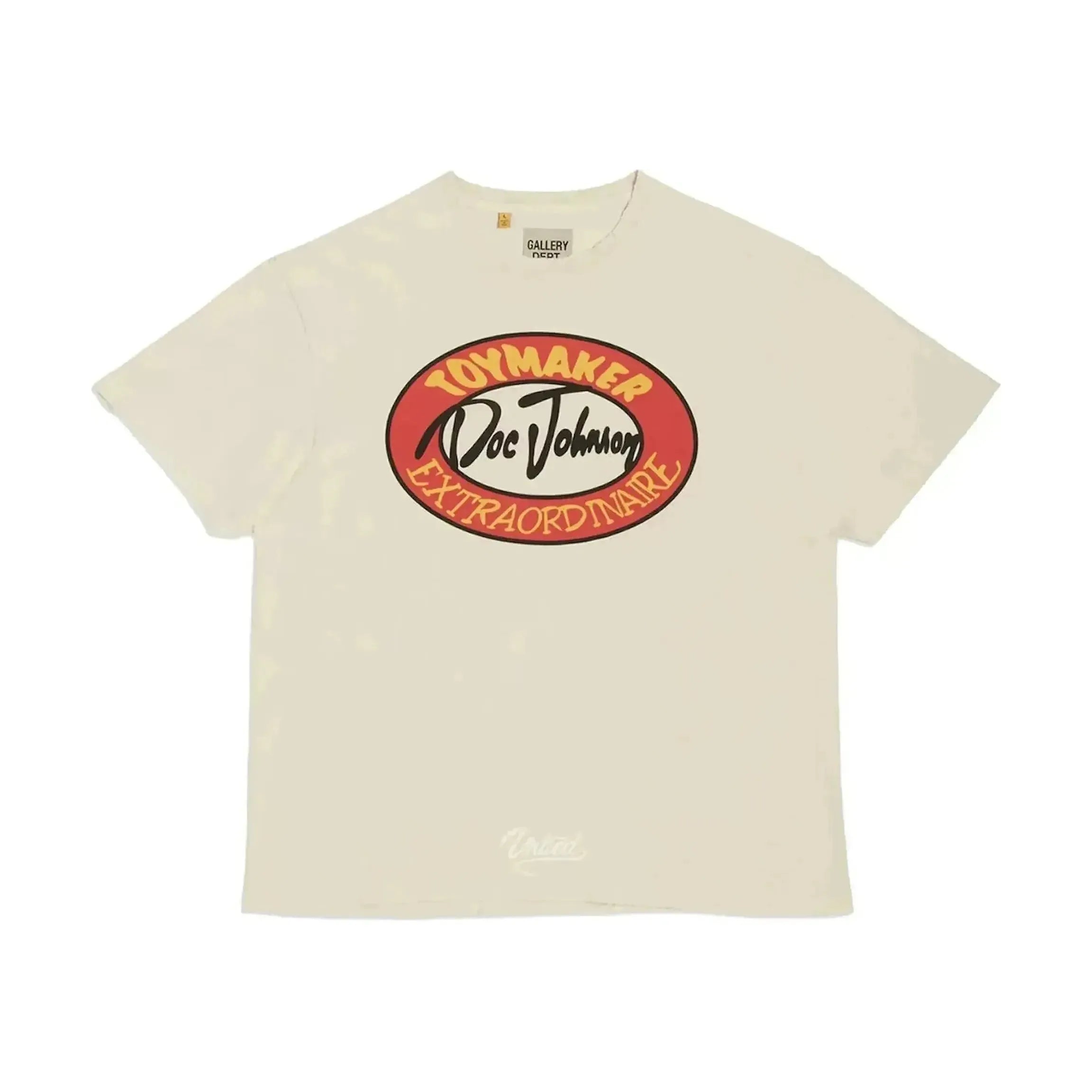 Gallery Dept. Toymaker Doc Johnson Tee Antique White/Cream