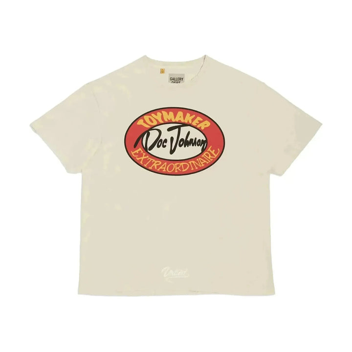 Gallery Dept. Toymaker Doc Johnson Tee Antique White/Cream