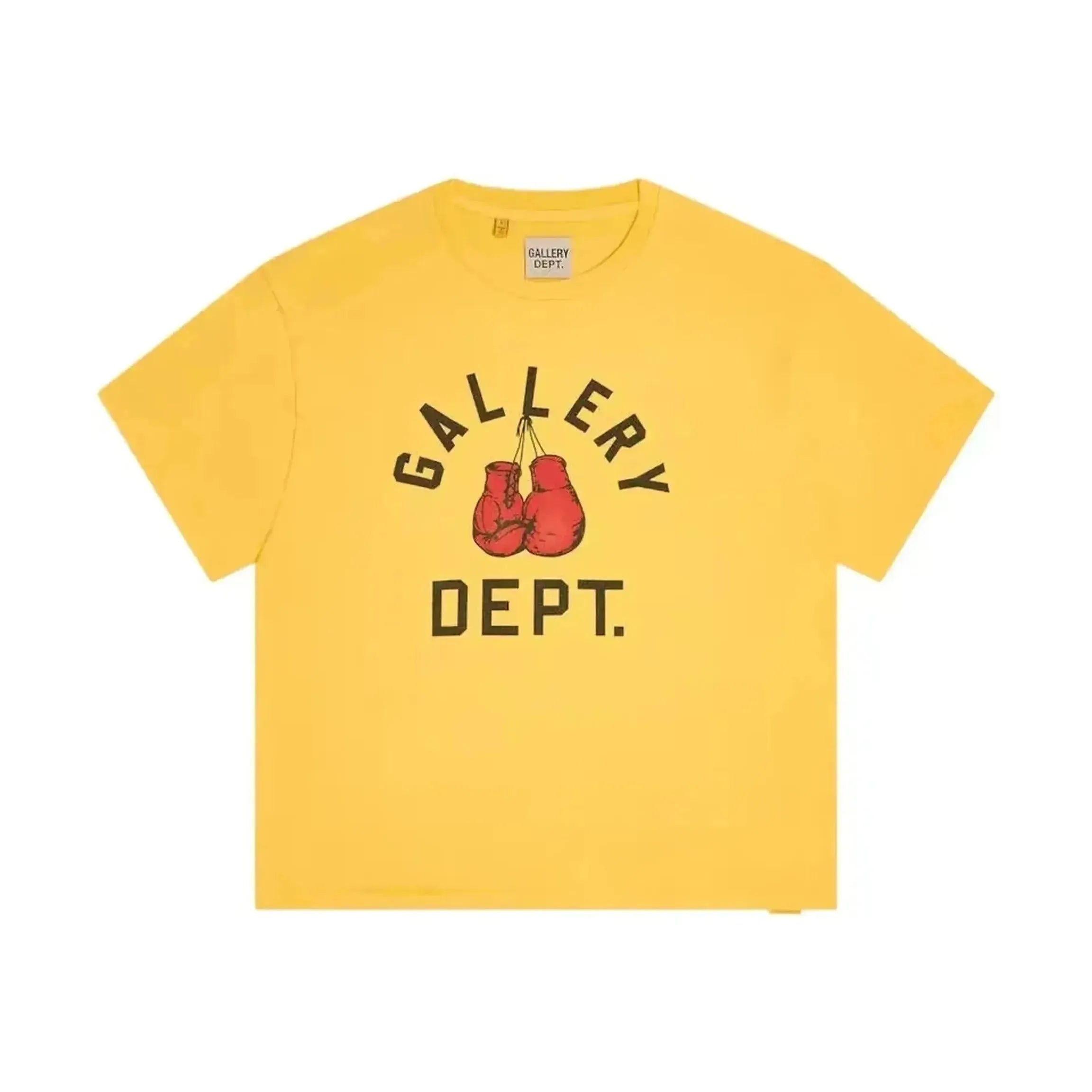 Gallery dept. Boxing Merch T-Shirt Yellow
