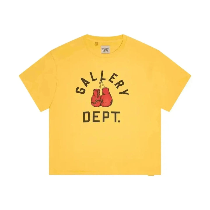 Gallery dept. Boxing Merch T-Shirt Yellow