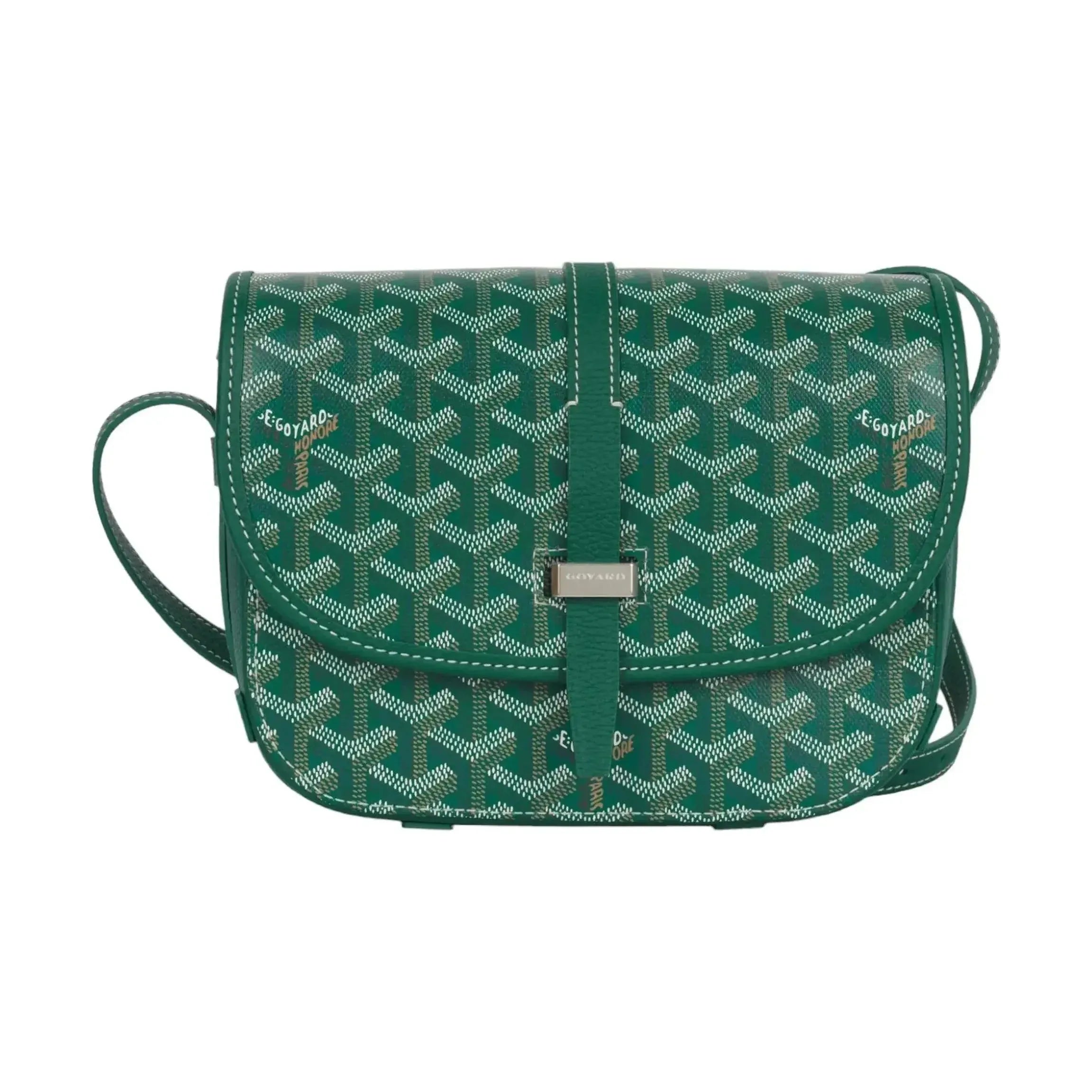 Goyard Belvedere II Messenger Bag Goyardine Green