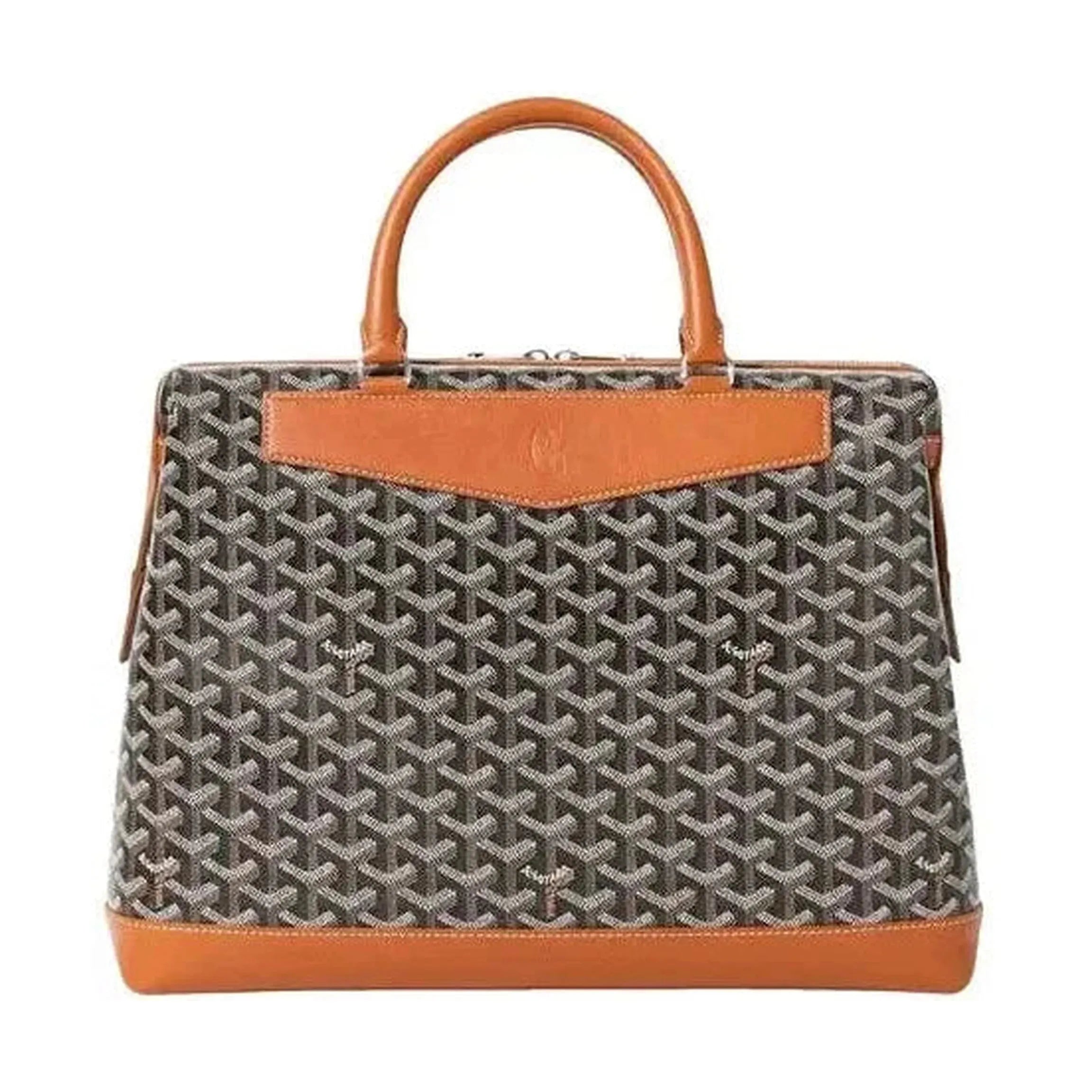 Goyard Cisalpine Briefcase Brown