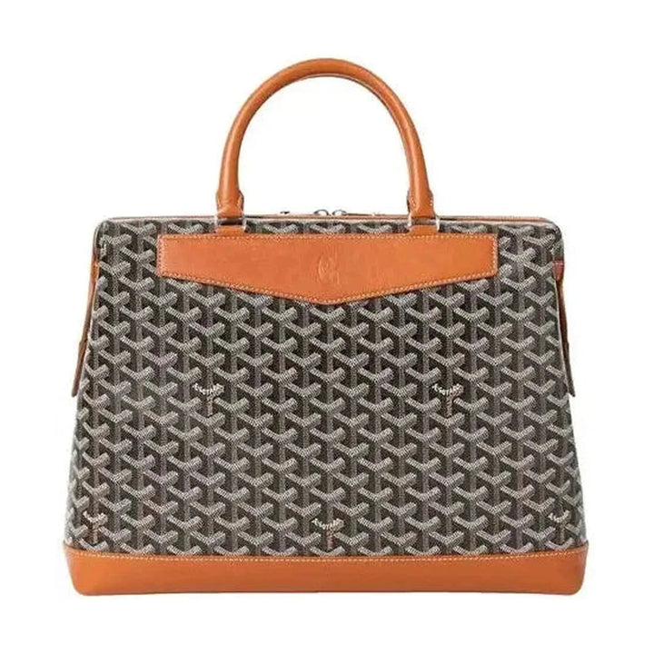 Goyard Cisalpine Briefcase Brown
