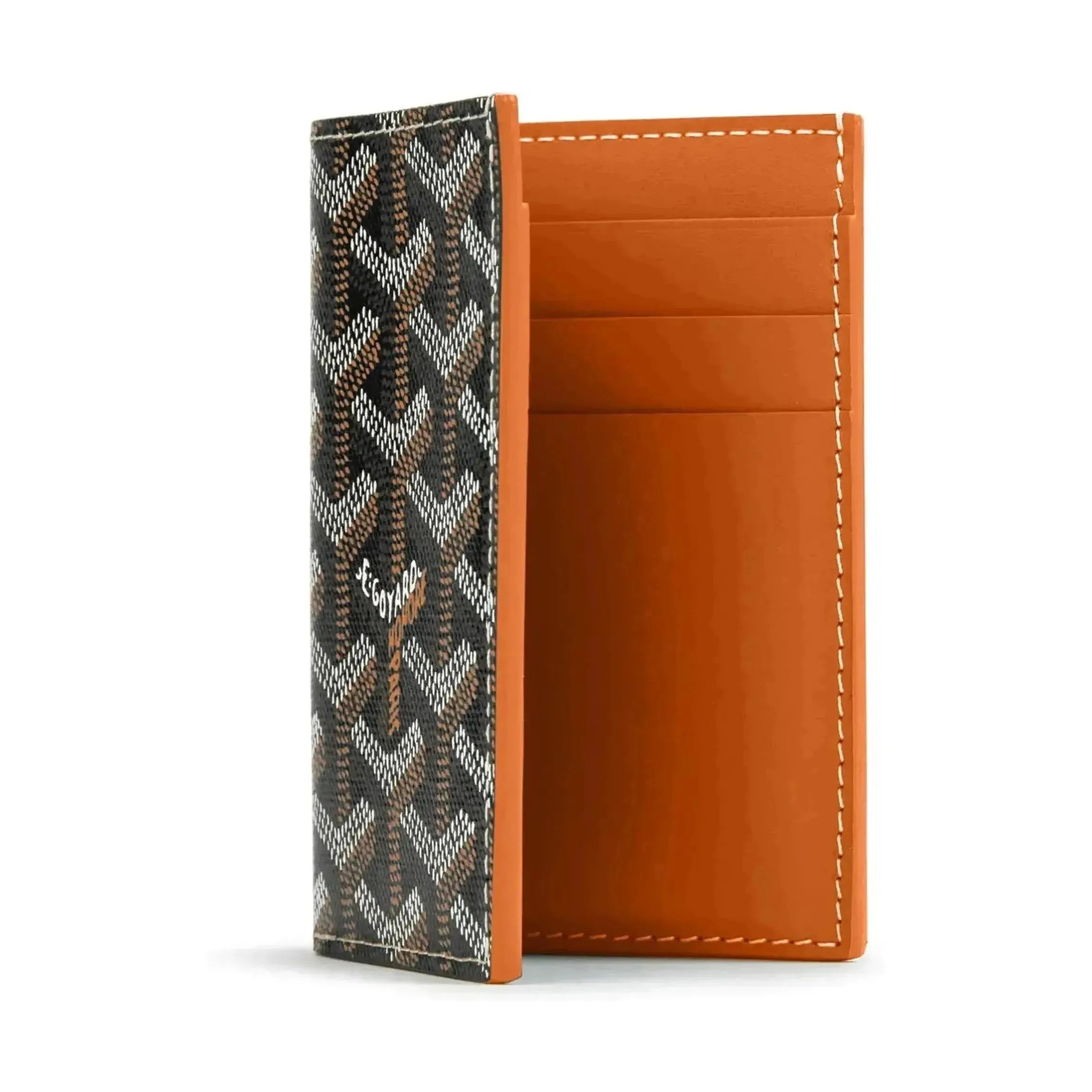 Goyard Saint-Pierre Card Wallet Black Tan