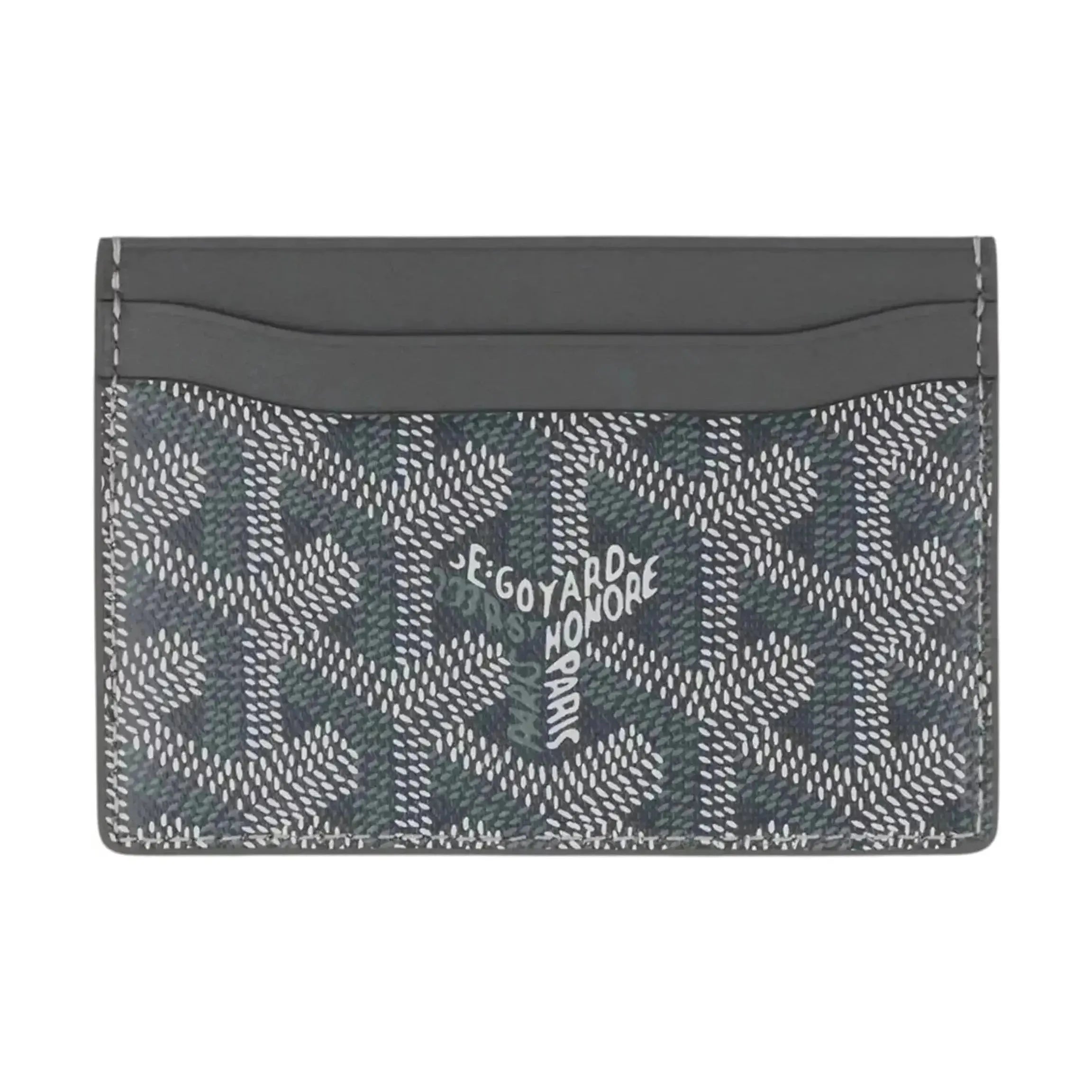 Goyard Saint-Sulpice Card Wallet Grey