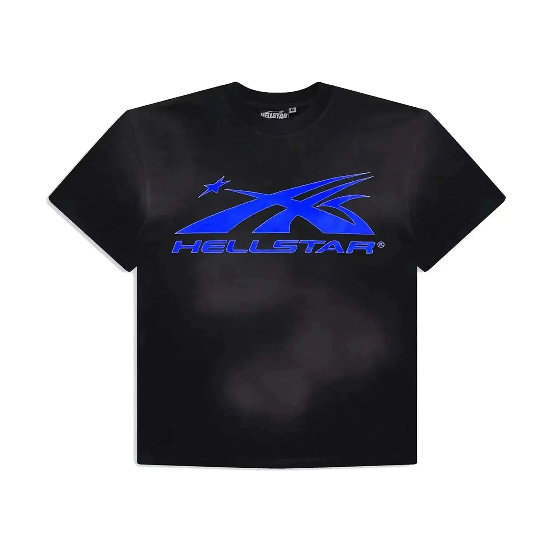 HELLSTAR Gel Sport Logo T-Shirt Royal BLUE/BLACK
