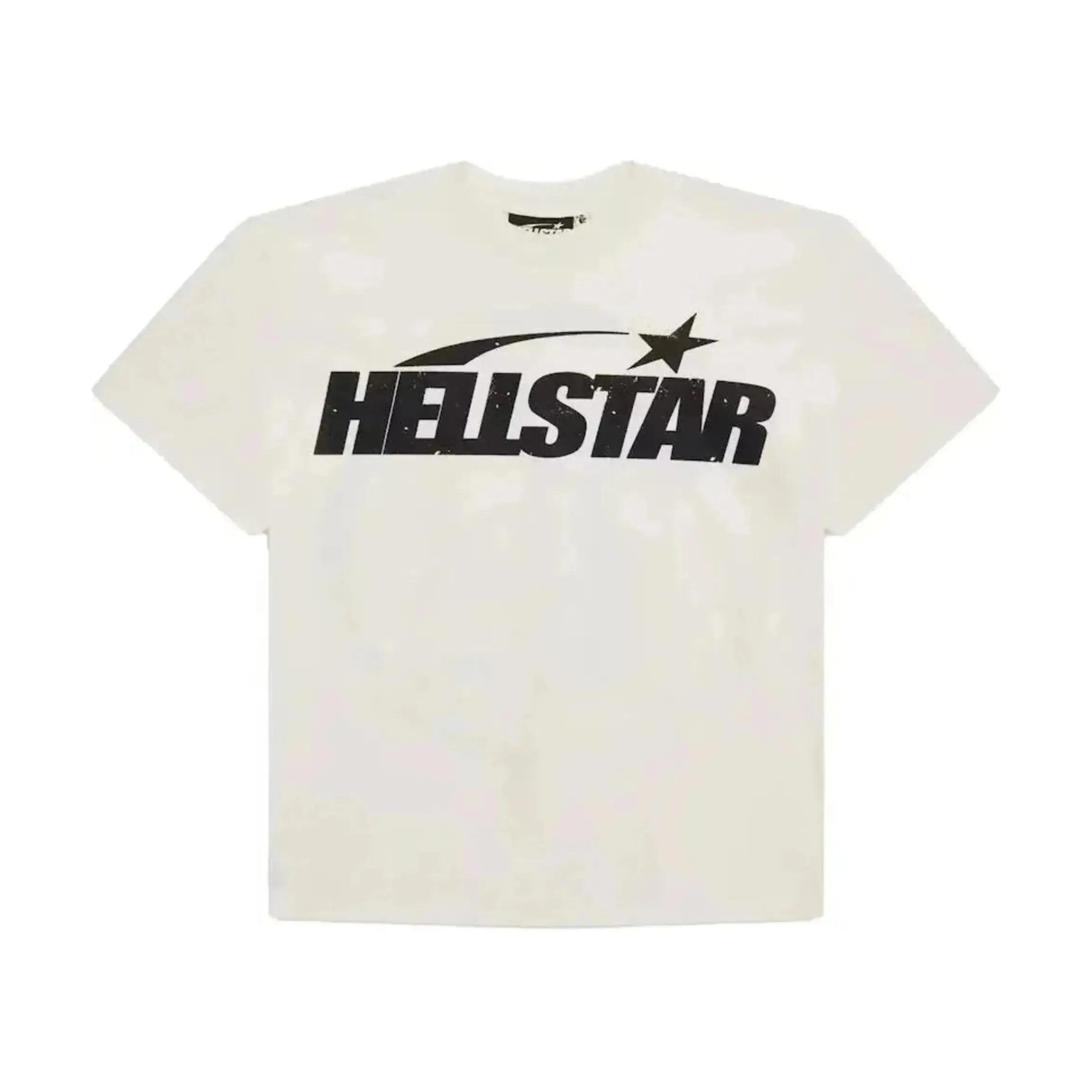 Hellstar Classic T-shirt White/Black (Gel Print)