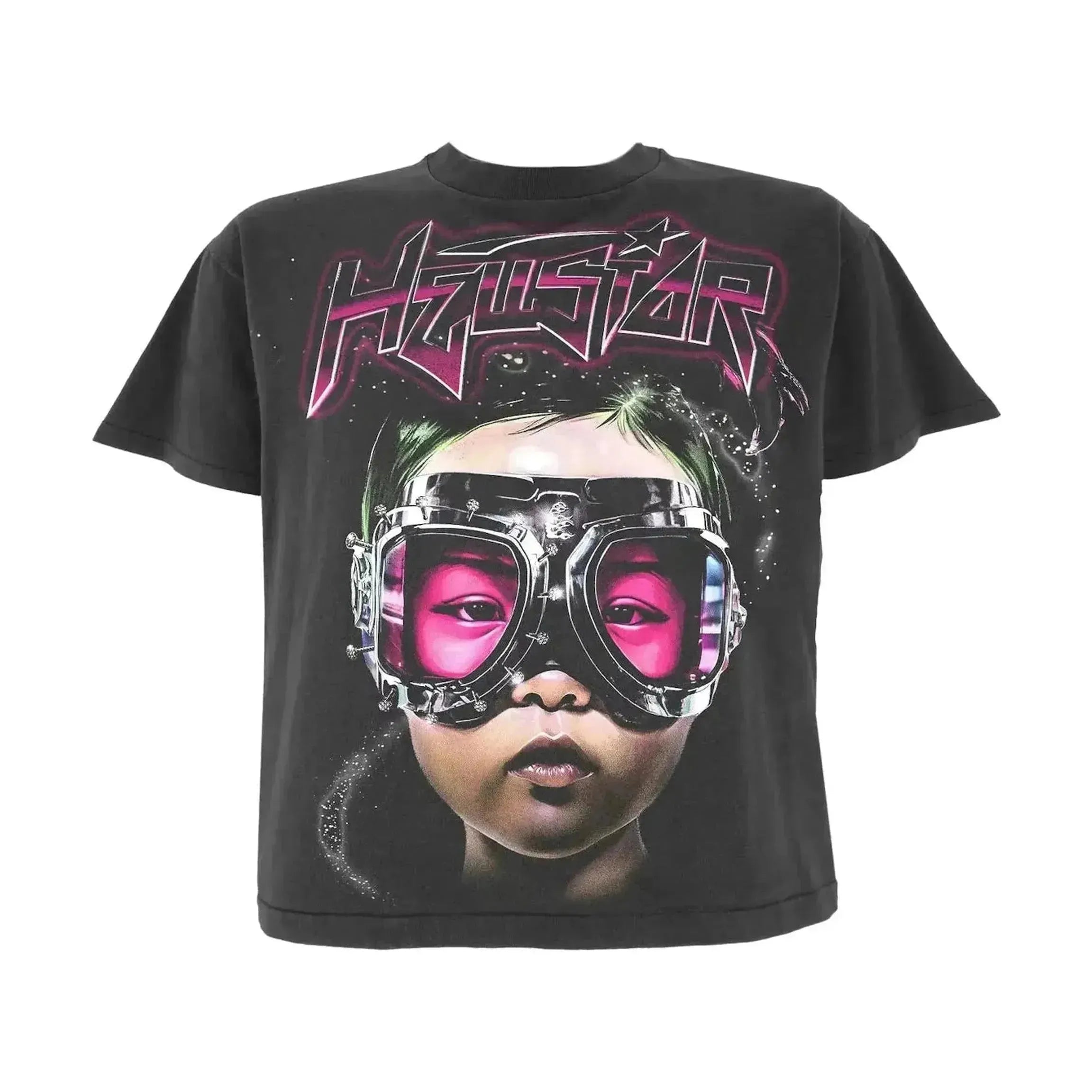 Hellstar The Future T-Shirt Black Pink