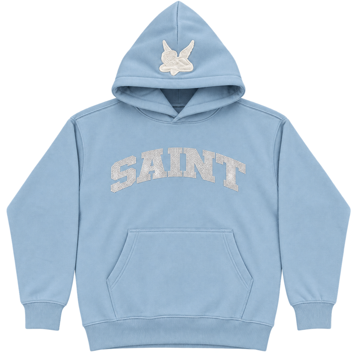 Hoodie Saint Ski Blue / Silver-Crystal