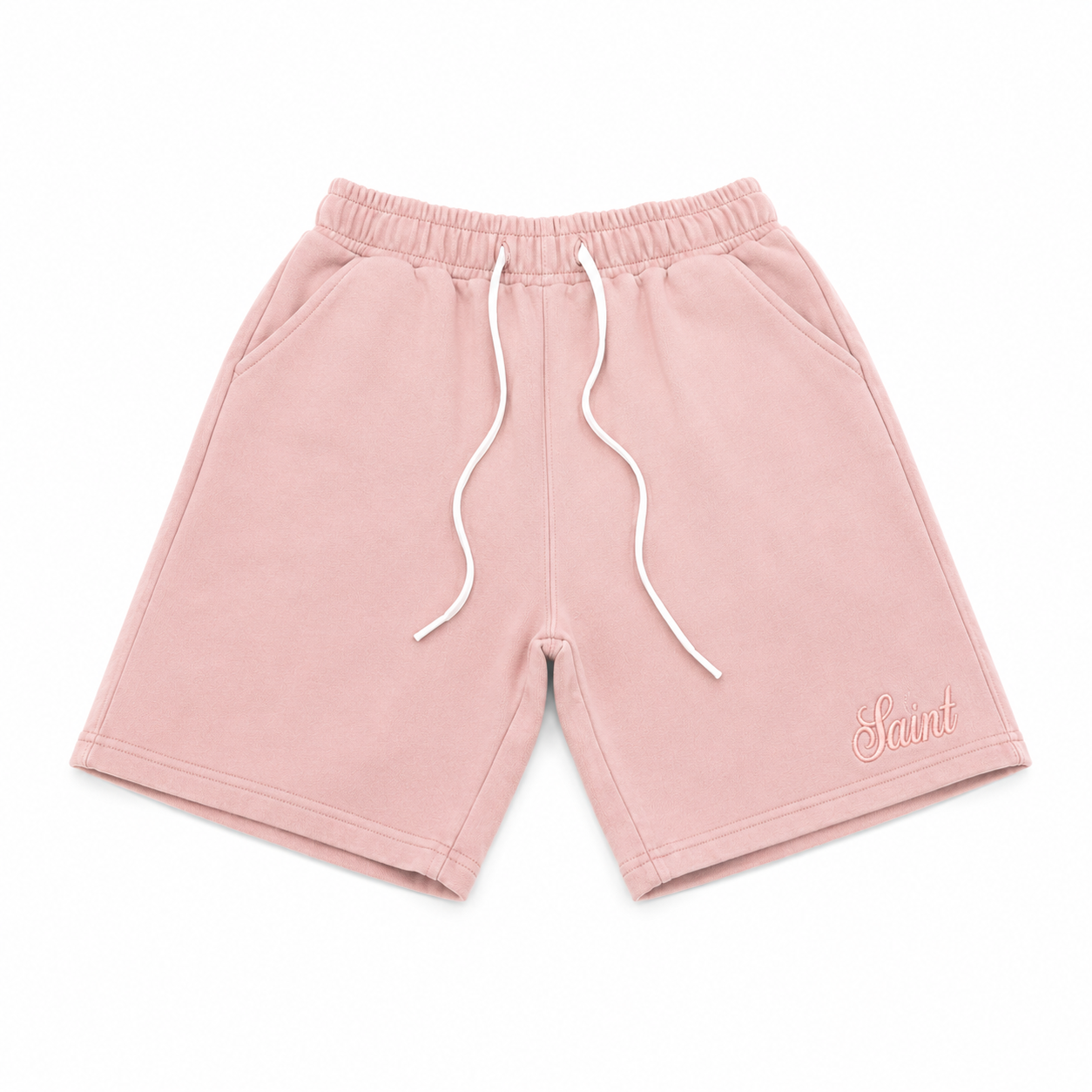 SAINT Fleece Shorts Salmon-PNK