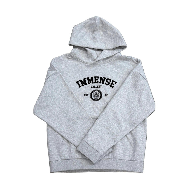 Immense Gallery Varsity Hoodie Grey