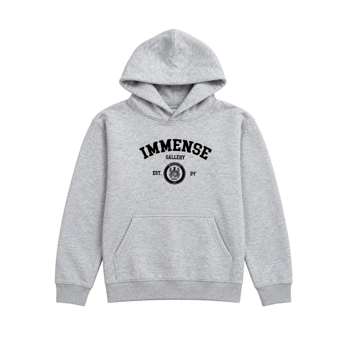Immense Gallery Varsity Hoodie Grey