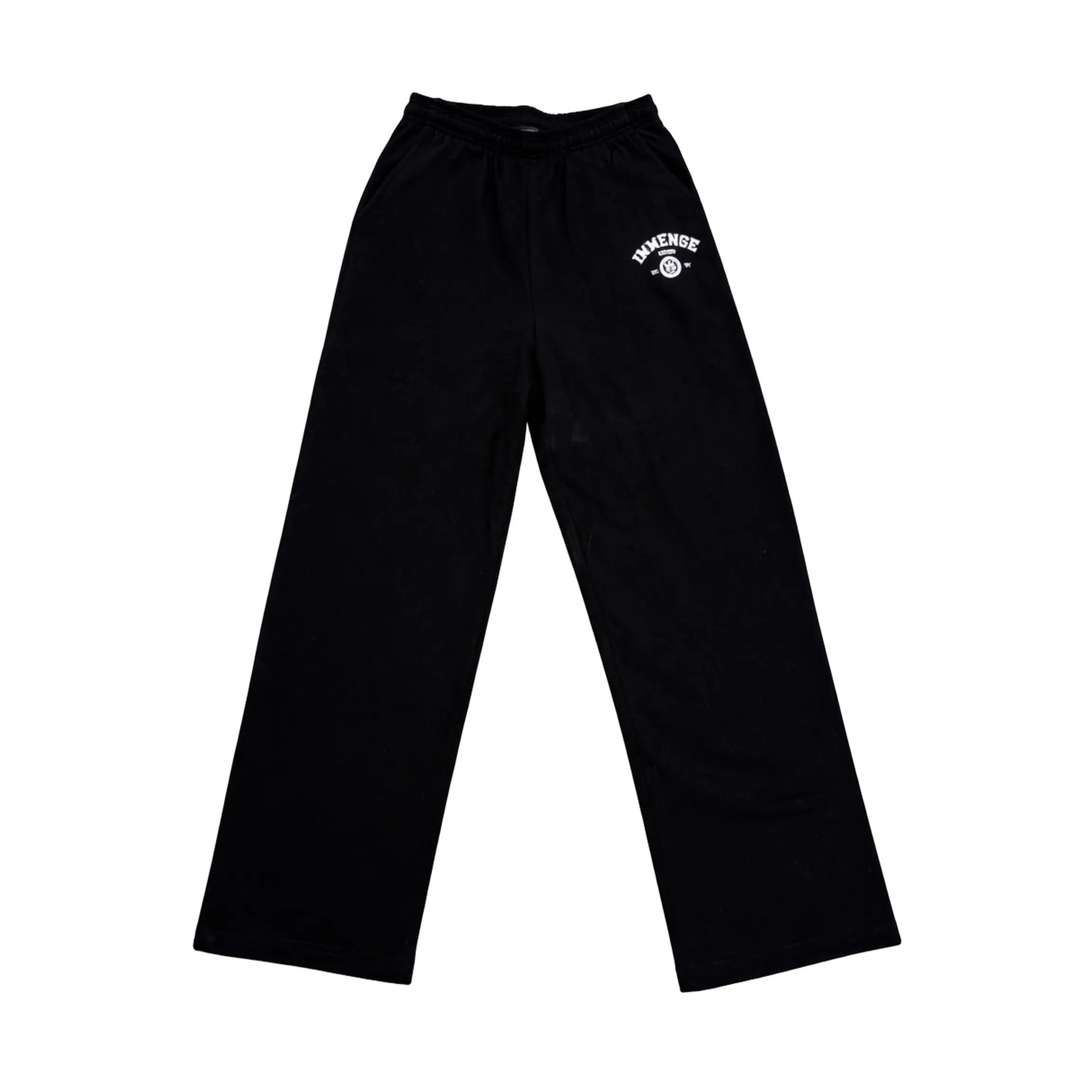 Immense Gallery Varsity Open Cuff Sweatpants Black