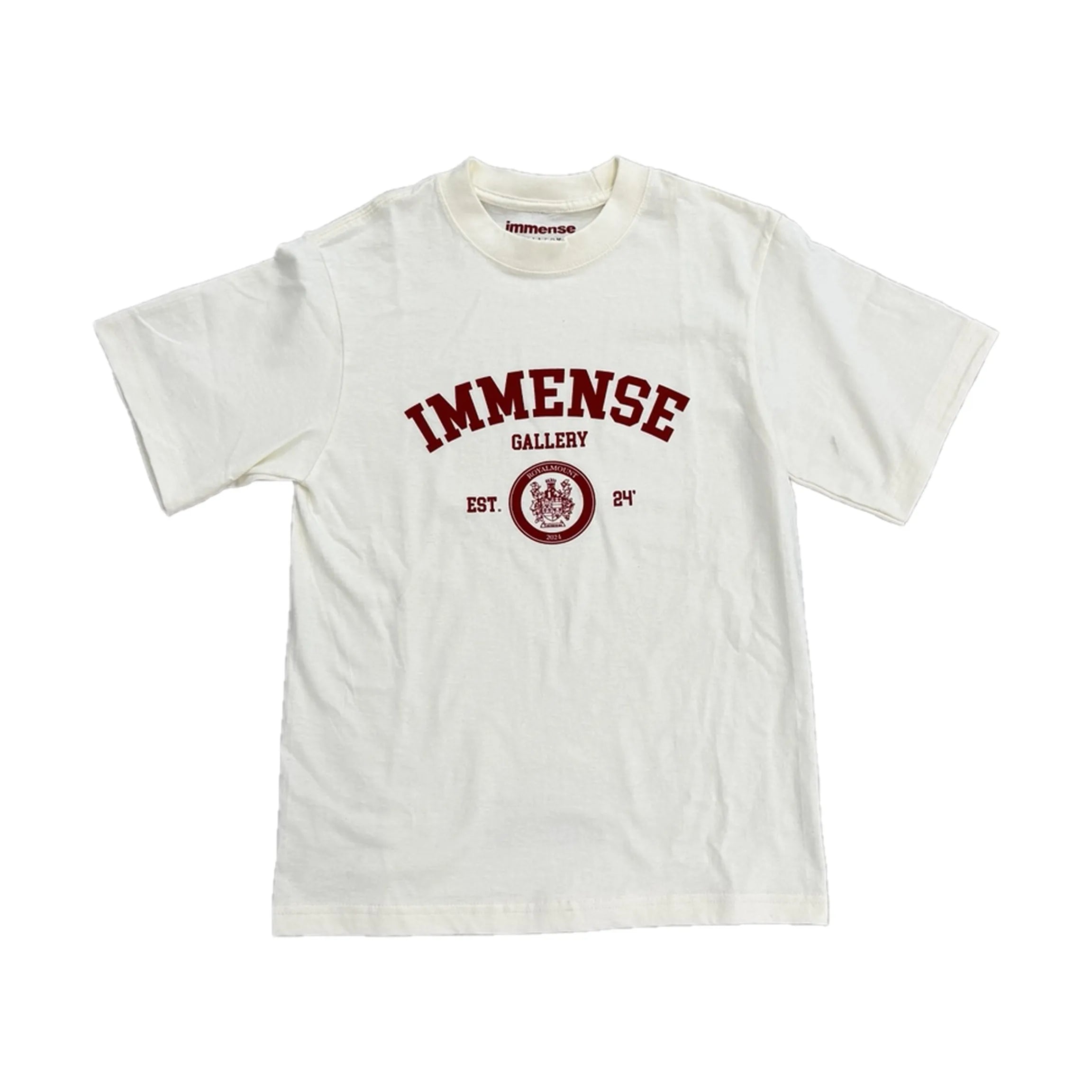 Immense Gallery Varsity Tee Cream